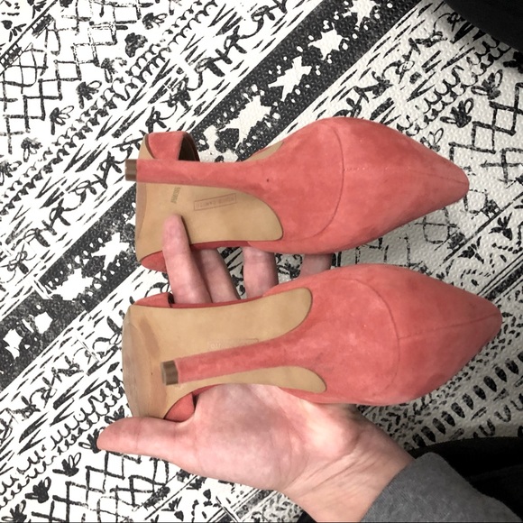 Vince Camuto Pink Suede Heels - Picture 6 of 6
